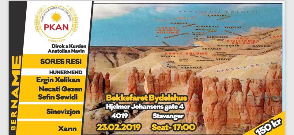 PKAN-Norveç Şeva Çand û Hûnerê Lidardixe!